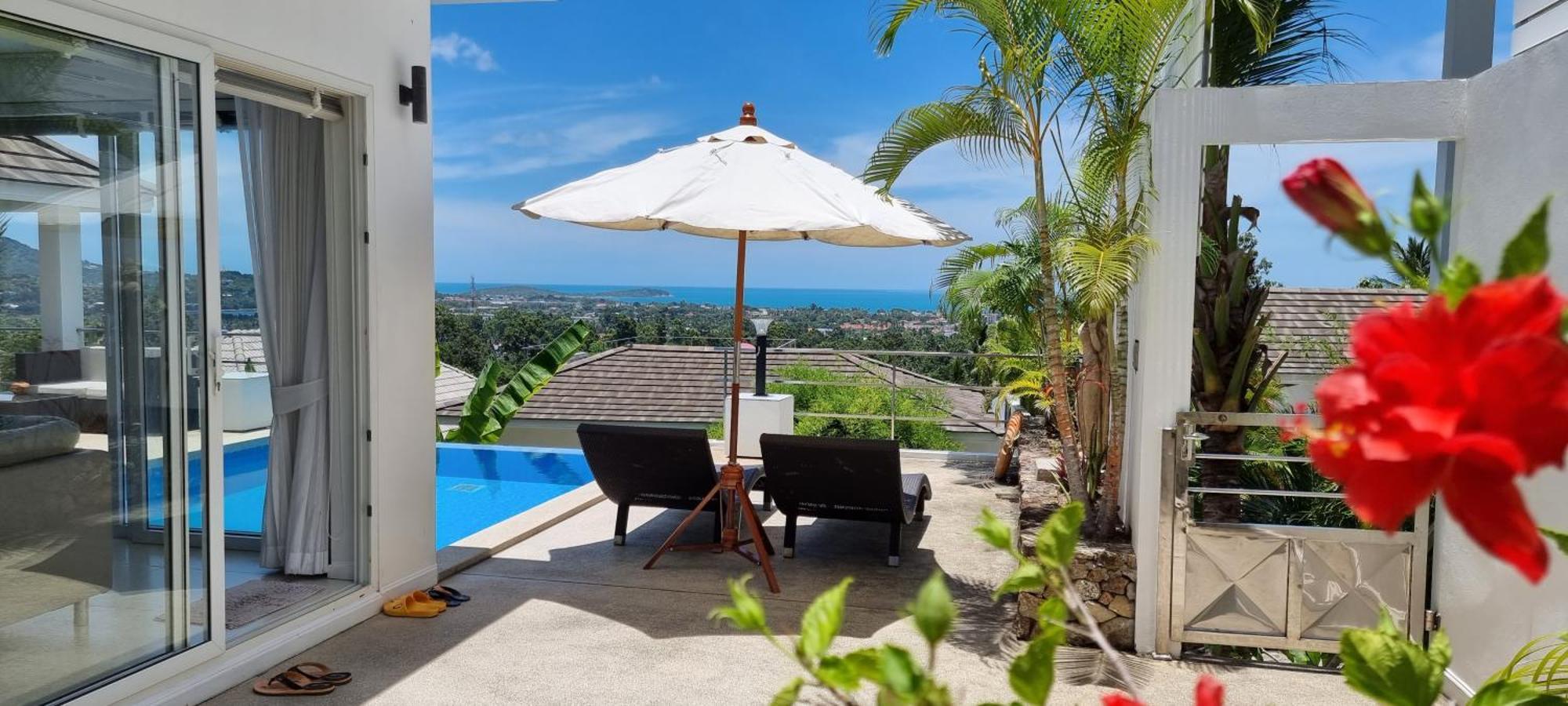 Villa Paradise, Pool And Sea View Pantai Chaweng Luaran gambar